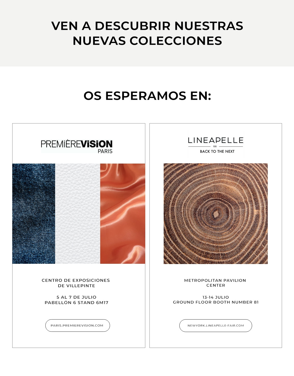 PRESENTATION of new leather collections UKIYO AW 23-24 at PREMIEREVISION AND LINEAPELLE NY fairs.